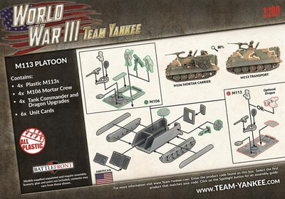 World War III: Team Yankee - M113 Platoon (Plastic) (TUBX03)