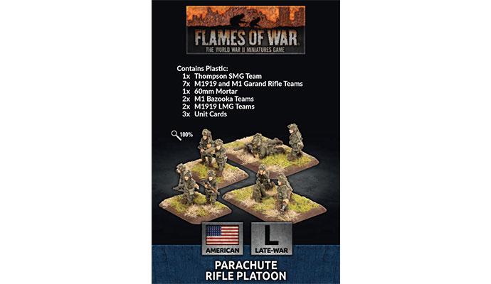 Flames of War: Parachute Rifle Platoon (Plastic) (US792)