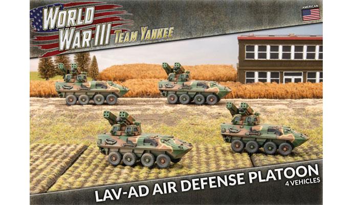 World War III: Team Yankee - LAV-AD Air Defense Platoon (Plastic) (TUBX22)