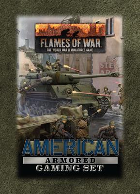 Flames of War: American Armored Division Gaming Set (x20 Tokens, x2 Objectives, x16 Dice) (TD046)