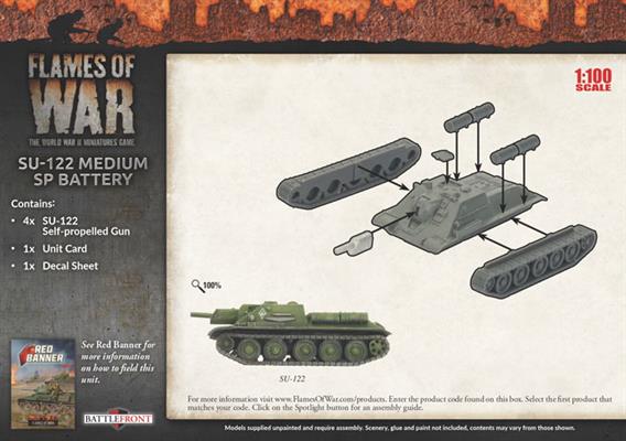 Flames of War: SU-122 Medium SP Battery (SBX60)