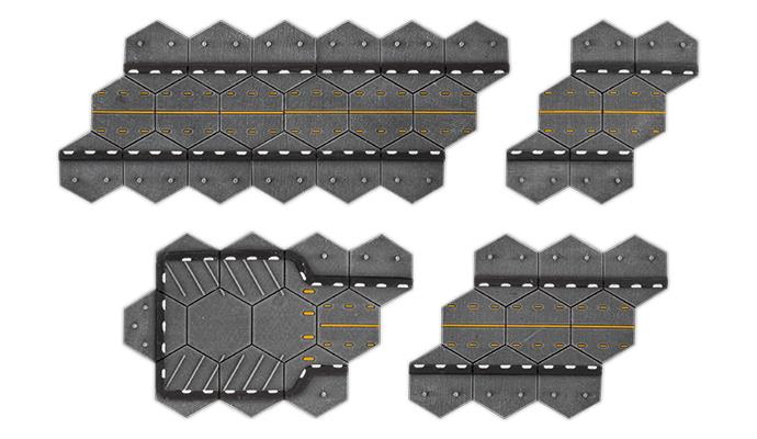 HexTech: Trinity City - Highways (x10) (HEXT07)