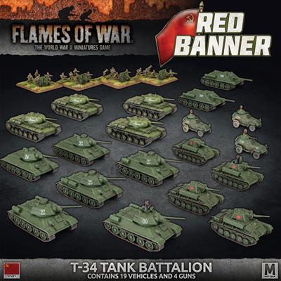 Flames of War: Red Banner T-34 Tank Battalion (SUAB15)