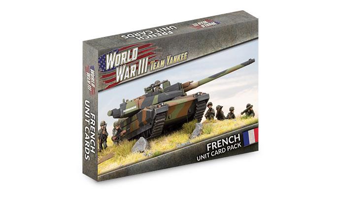 World War III: Team Yankee - French Unit Card Pack (33x Cards) (WW3-09F)