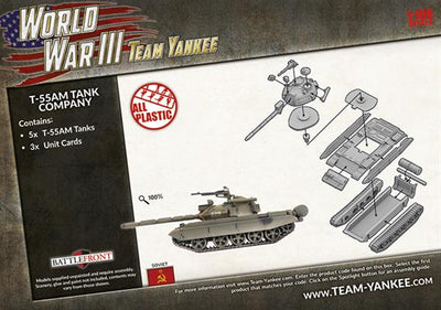 World War III: Team Yankee - T-55AM Tank Company (Plastic) (TSBX22)