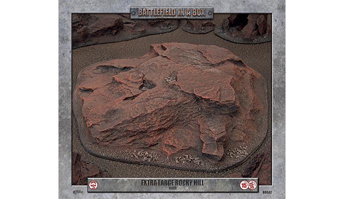 Battlefield in a Box: Essentials - Extra Large Rocky Hill (x1) - Mars (BB642)