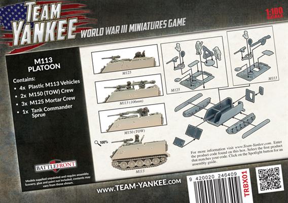 World War III: Team Yankee - M113 Platoon (Plastic) (TRBX01)