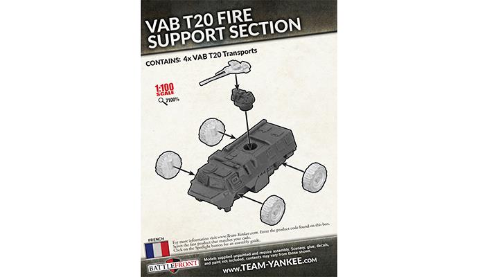 World War III: Team Yankee - VAB T20 Fire Support Section (x4) (TFBX11)