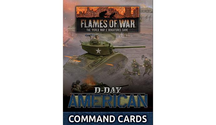 Flames of War: D-Day: American Command Cards (FW262C)