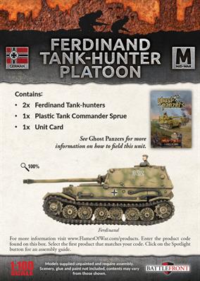 Flames of War: Ferdinand Tank-Hunter Platoon (GBX127)