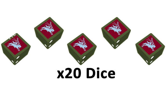 Flames of War: 6th Airborne Division Dice Set (BR906)