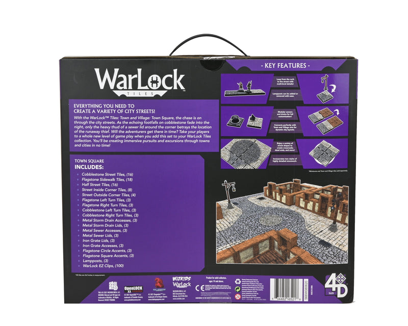 WarLock Tiles: Base Set - Town & Village - Town Square