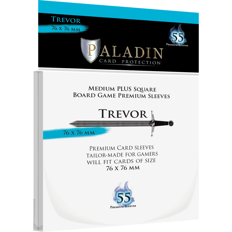 Paladin Card Sleeves Trevor (76x76mm)