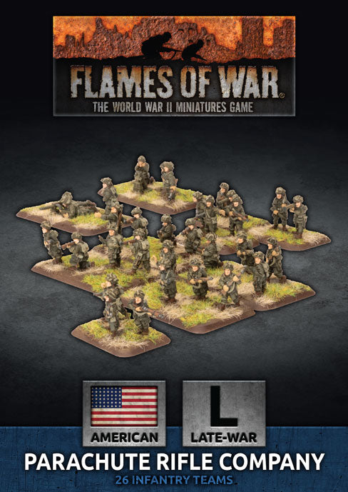 Flames of War: Parachute Rifle Company (Plastic) (UBX64)