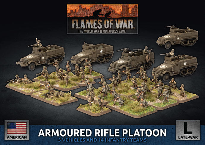 Flames of War: Armored Rifle Platoon (Plastic) (UBX75)