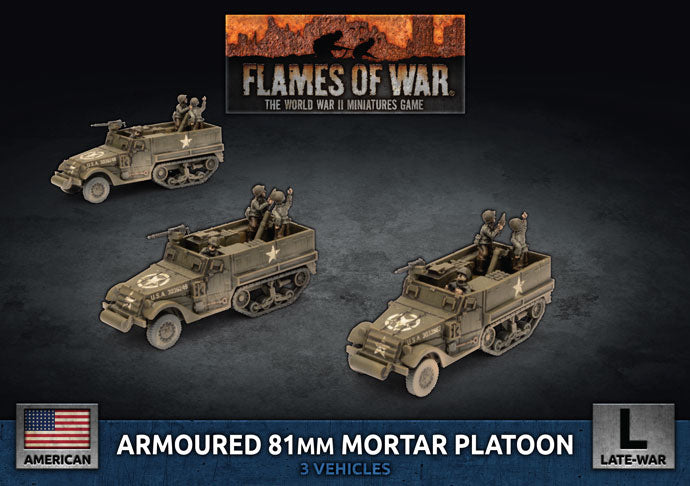 Flames of War: M4 81mm Armored Mortar Platoon (x3) (UBX78)