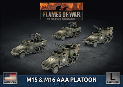 Flames of War: M15/M16 AAA Platoon (x4) (UBX87)