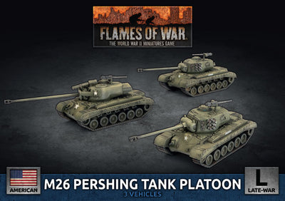 Flames of War: M26 Pershing Tank Platoon (Plastic) (UBX90)