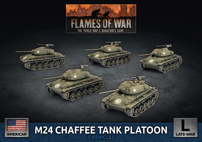 Flames of War: M24 Chaffee Tank Platoon (UBX94)