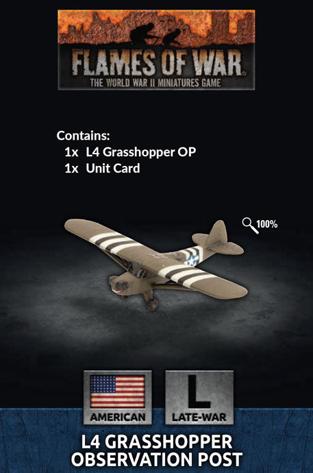 Flames of War: L4 Grasshopper Observation Post (x1) (US951)