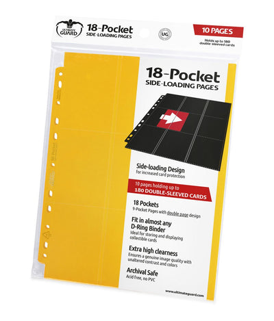 Ultimate Guard 18-Pocket Pages Side-Loading