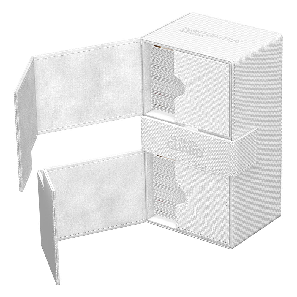 Ultimate Guard Twin Flip'n'Tray 200+ XenoSkin Monocolor White