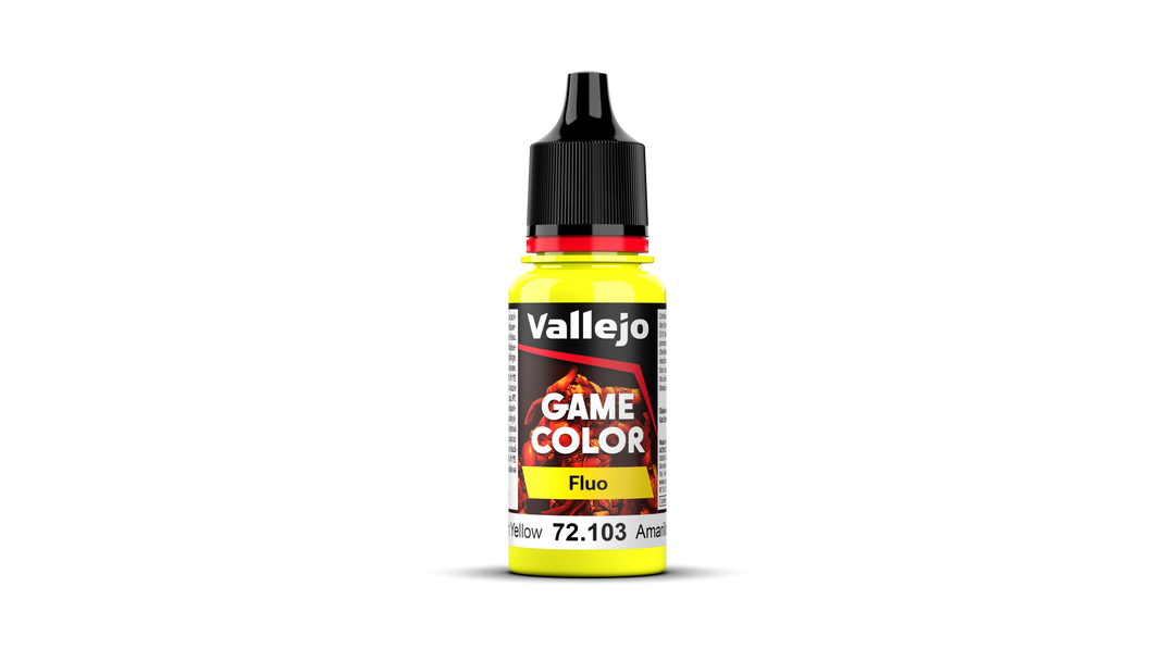 Vallejo Game Color: Fluorescent Yellow (72.103) (101)