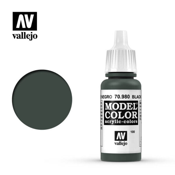 Vallejo Model Color: Black Green (70.980) (80)