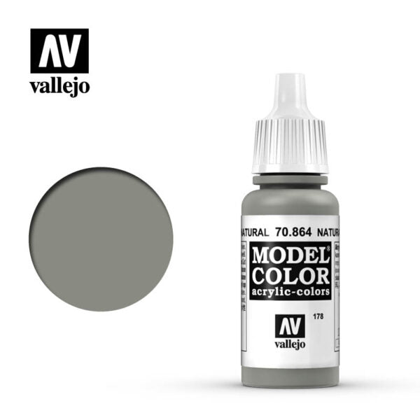 Vallejo Model Color: Natural Steel (70.864) (197)