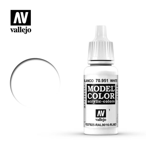 Vallejo Model Color: White (70.951) (1)