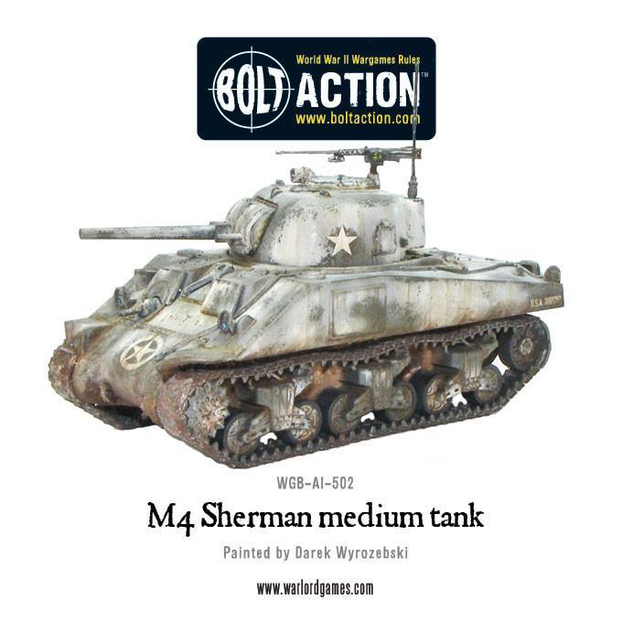 Bolt Action: M4 Sherman medium tank (plastic)