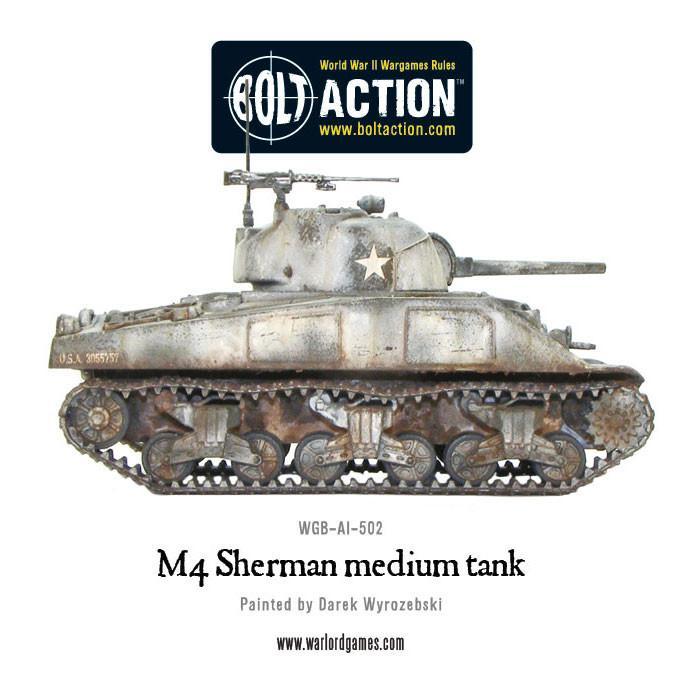 Bolt Action: M4 Sherman medium tank (plastic)