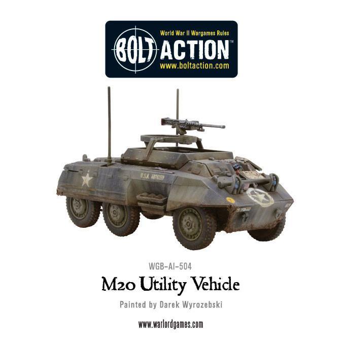 Bolt Action: M8/M20 Greyhound Scout Car (Plastic Box)