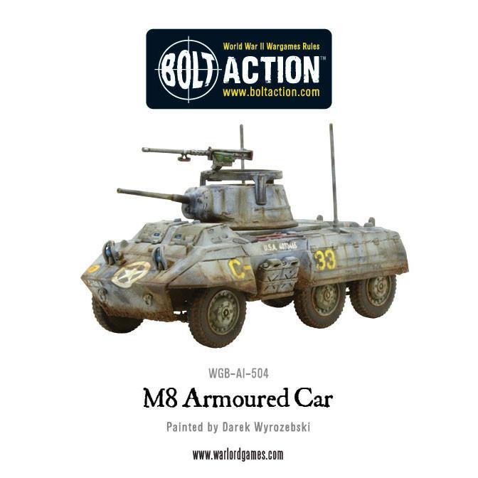 Bolt Action: M8/M20 Greyhound Scout Car (Plastic Box)