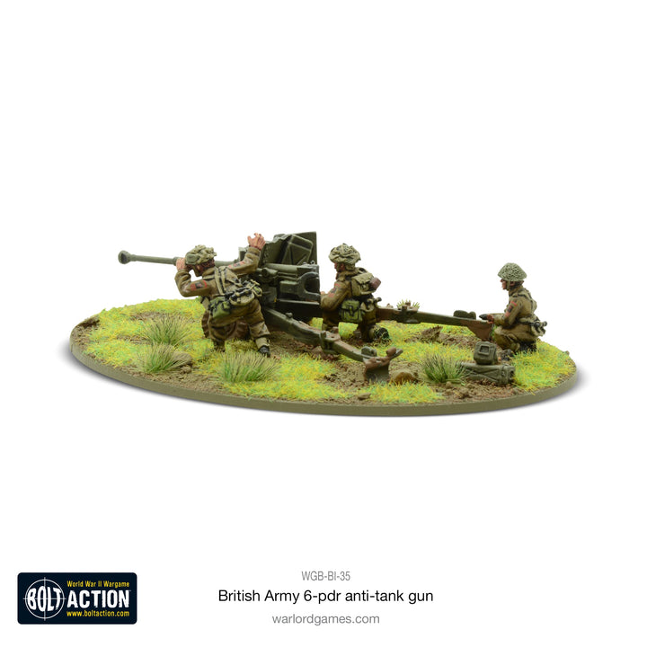 Bolt Action: British Army Six Pounder AT Gun