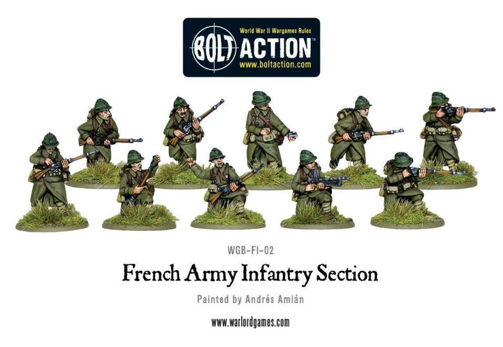 Bolt Action: French Army Infantry section