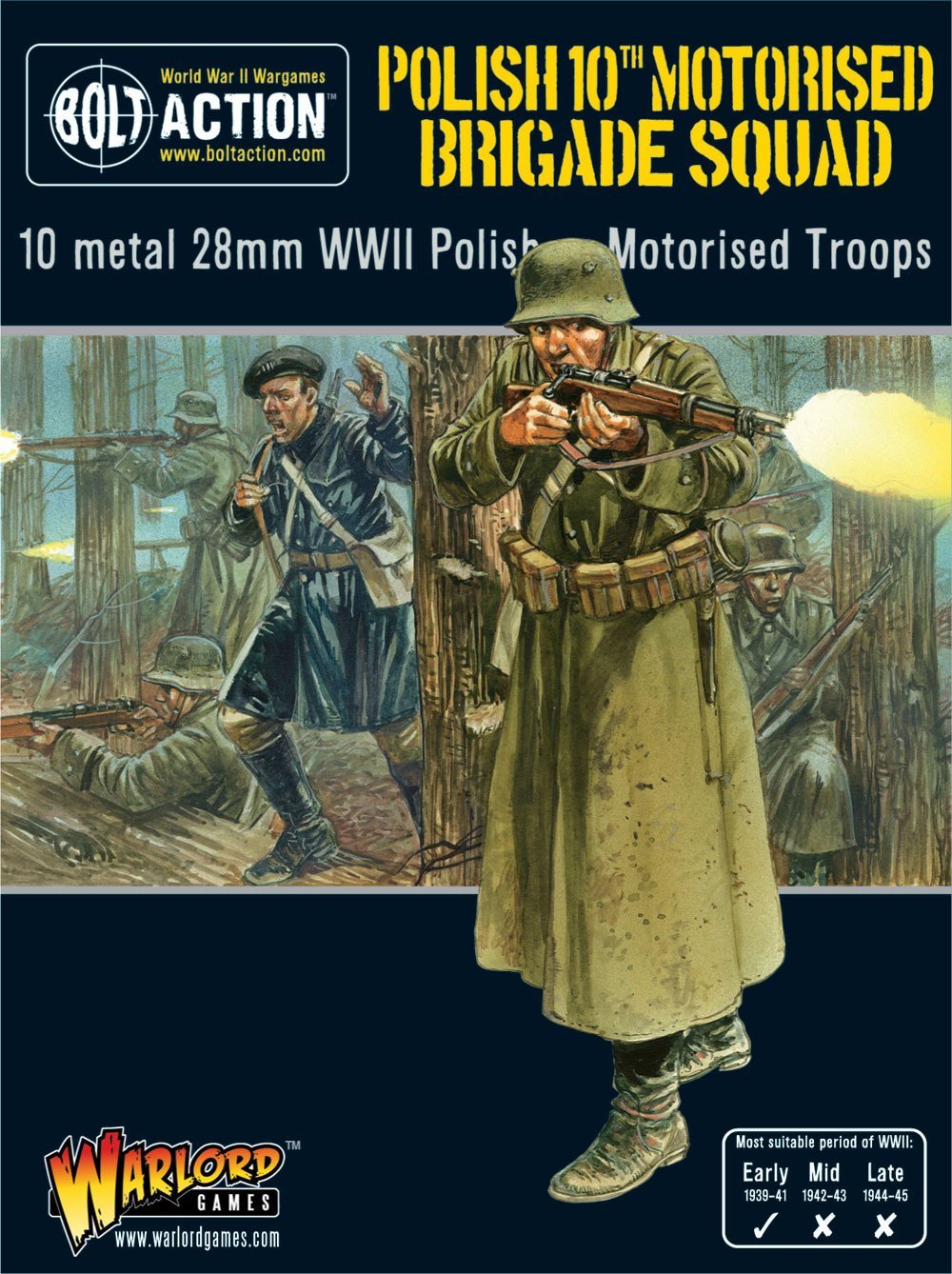 Bolt Action: Polish 10th Motorised Brigade Squad