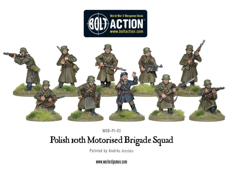 Bolt Action: Polish 10th Motorised Brigade Squad