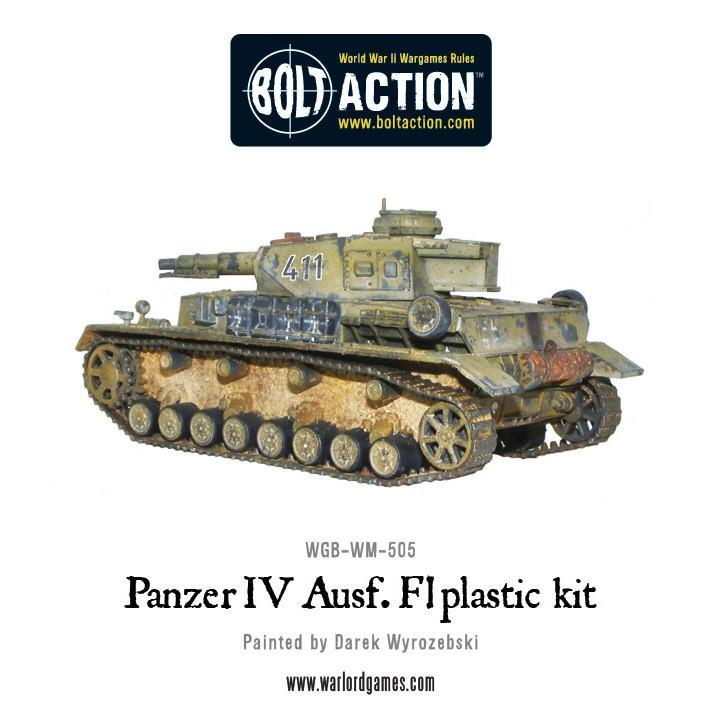 Bolt Action: Panzer IV Ausf. F1/G/H medium tank (plastic)