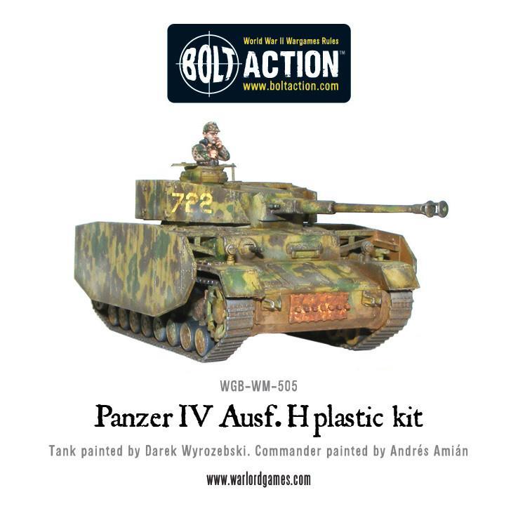 Bolt Action: Panzer IV Ausf. F1/G/H medium tank (plastic)