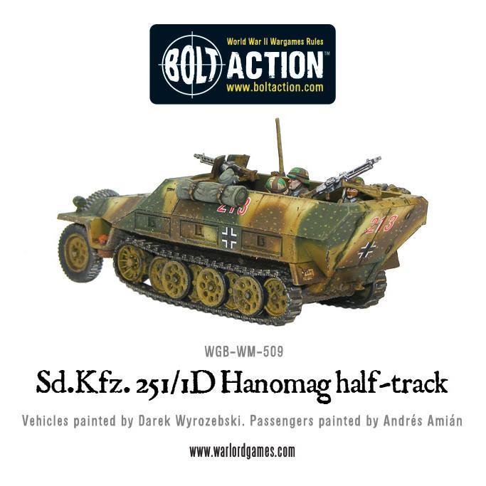 Bolt Action: Sd.Kfz 251/1 ausf D halftrack plastic box set