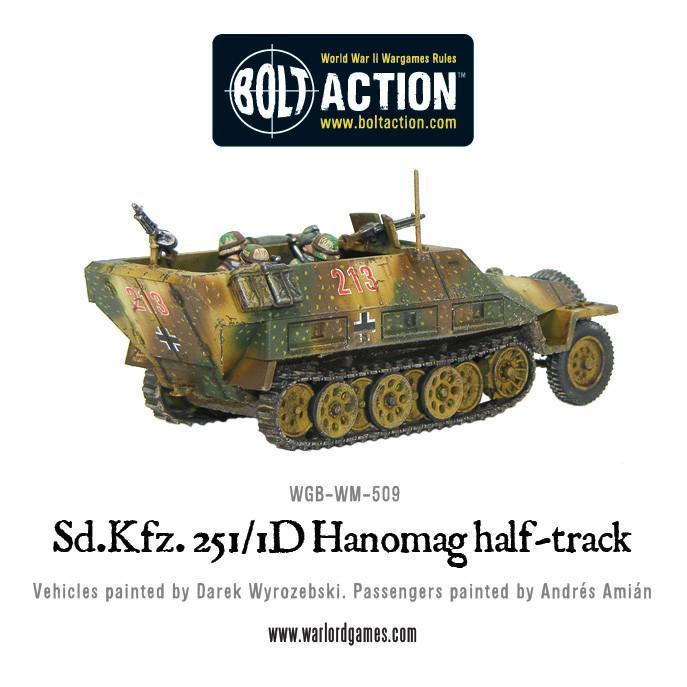 Bolt Action: Sd.Kfz 251/1 ausf D halftrack plastic box set