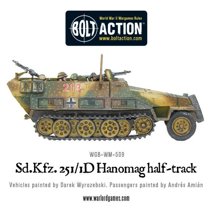 Bolt Action: Sd.Kfz 251/1 ausf D halftrack plastic box set