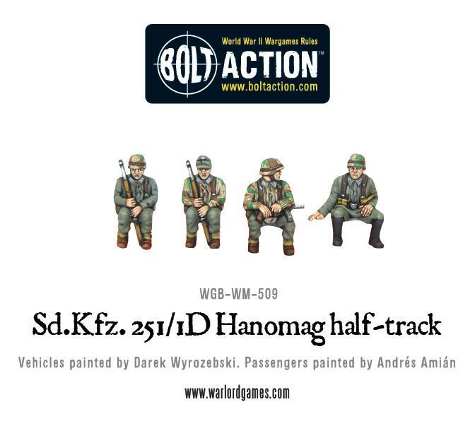 Bolt Action: Sd.Kfz 251/1 ausf D halftrack plastic box set