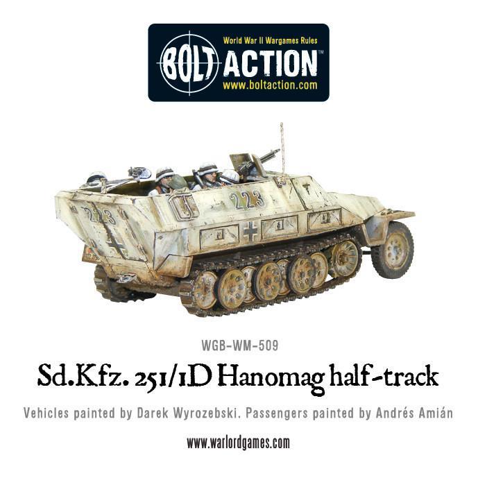 Bolt Action: Sd.Kfz 251/1 ausf D halftrack plastic box set