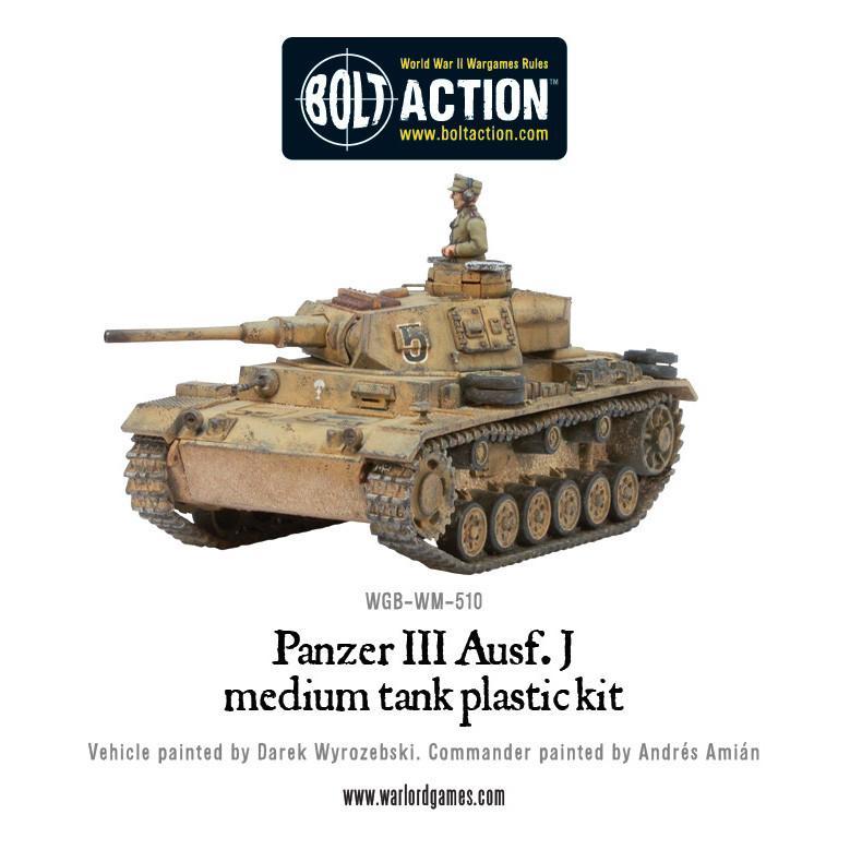 Bolt Action: Panzer III (plastic)