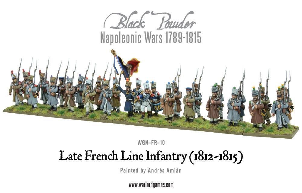 Black Powder: Napoleonic War Late French Line Infantry (1812-1815)