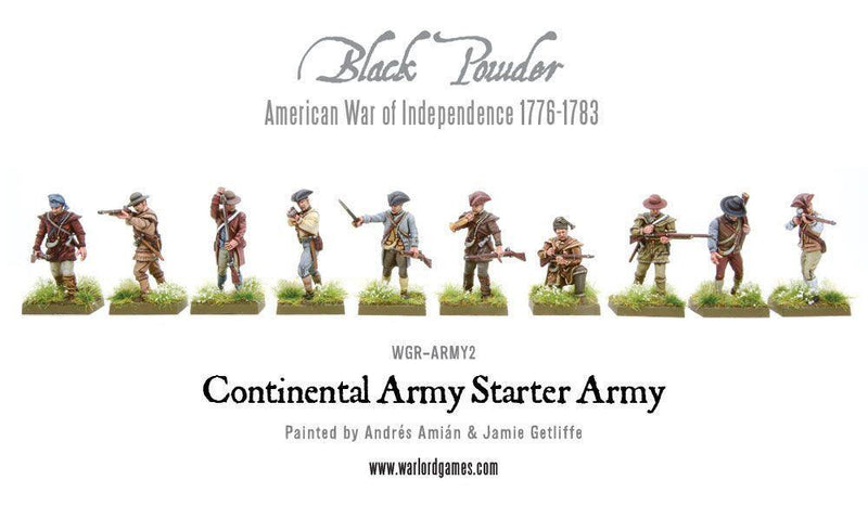 Black Powder: American War of Independence Continental Army starter set