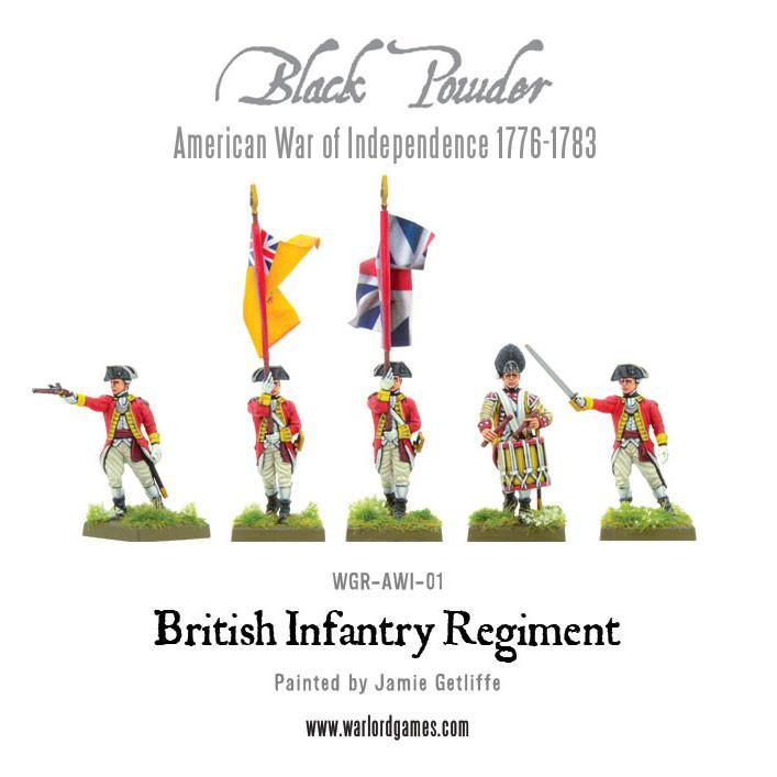 Black Powder: American War of Independence: British Infantry Regiment