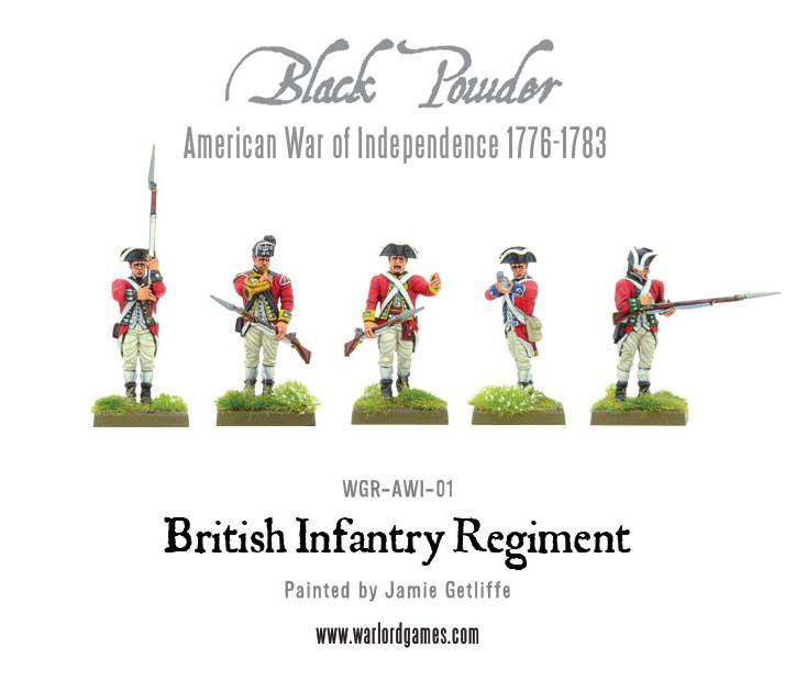 Black Powder: American War of Independence: British Infantry Regiment